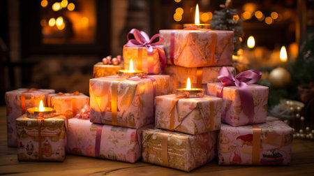 Hanukkah menorah made of pure gold encrusted , A Jewish festivalの素材