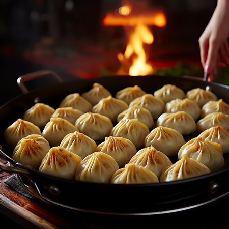Traditional Dongzhi dumplings being made, Winter Solstice Festival, traditional Chinese festival.の素材
