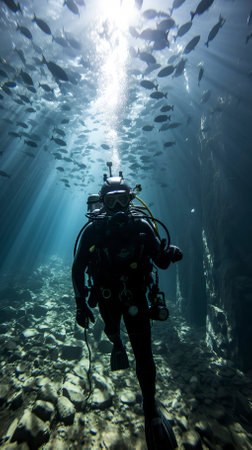 Underwater Fantasy world Beauty of creatures, Underwater Beauty, Fantasy Worldの素材