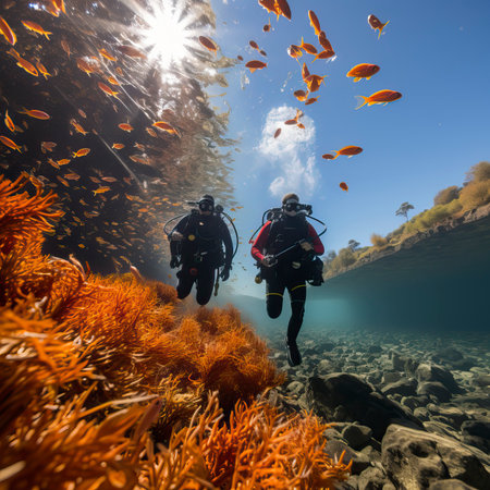 Underwater Fantasy world Beauty of creatures, Underwater Beauty, Fantasy Worldの素材