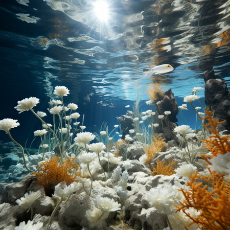 Underwater Fantasy world Beauty of creatures, Underwater Beauty, Fantasy Worldの素材