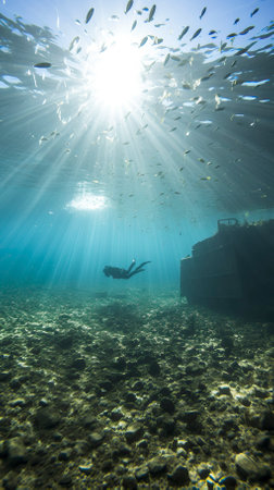 Underwater Fantasy world Beauty of creatures, Underwater Beauty, Fantasy Worldの素材