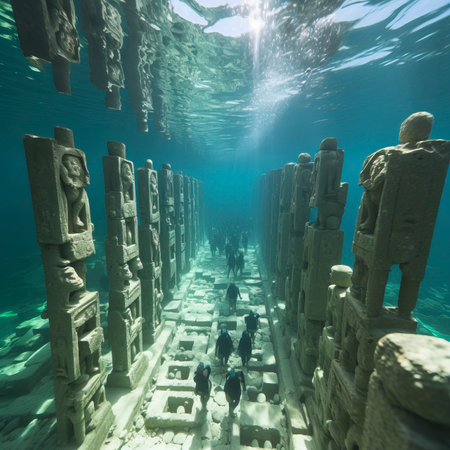 Underwater Fantasy world Beauty of creatures, Underwater Beauty, Fantasy Worldの素材