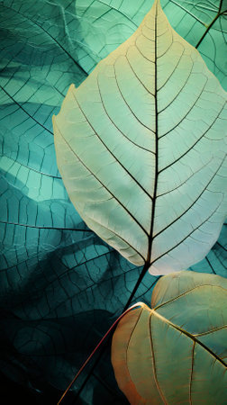 Microstructure of a Leaf, World Environment Dayの素材