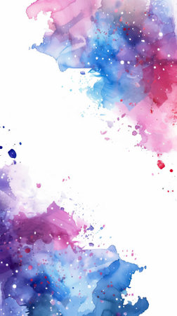 Watercolor_border_isolated_on_whiteの素材