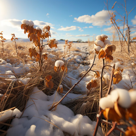 white cotton plant in a field with blue sky wallpaper (6)-gigapixel-low res-scale-2 50x.jpegの素材