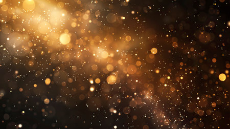 golden glitter vintage lights background. gold and black. de-focusedのイラスト素材