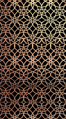 Arabic pattern. Seamless vector background. Arabic ornament.