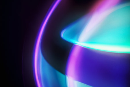 Gradient background with pink and blue light effect