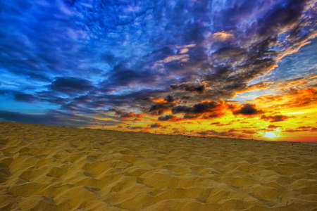 The classic Thar desert of Rajasthan. Also known as Saam desert is located in the city of Jaisalmer.の写真素材