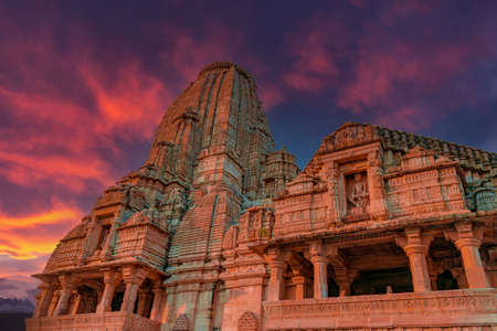 The Great Chittorgarh Fort located in the city of Chittorgarh, Rajasthan.のeditorial素材