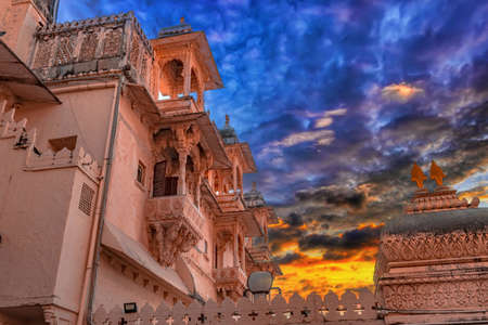 The Great Chittorgarh Fort located in the city of Chittorgarh, Rajasthan.のeditorial素材