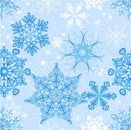 snowflakes background vector illustration.のイラスト素材
