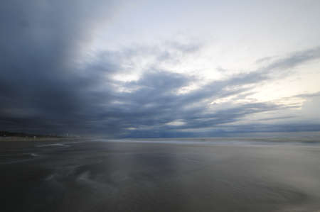 Dramatic sky at the seaside before the storm