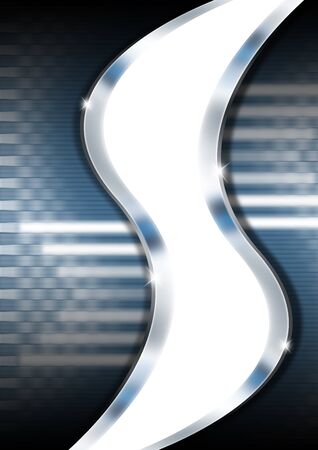 Blue and black business background with reflectionsの写真素材