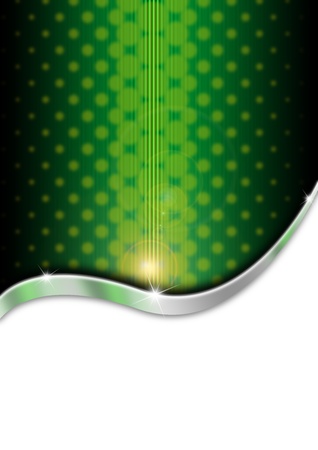 Green and metal business background with reflectionsの写真素材