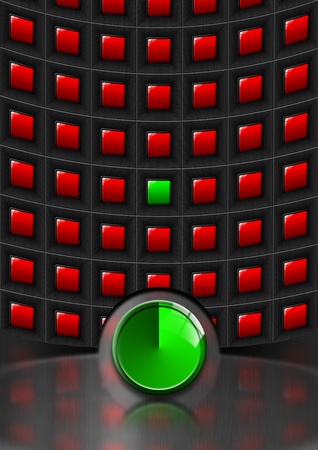 Metallic template background with green and red squares and green plate
の写真素材