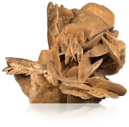 Desert rose - Rock from the Sahara desert - north Africaの写真素材