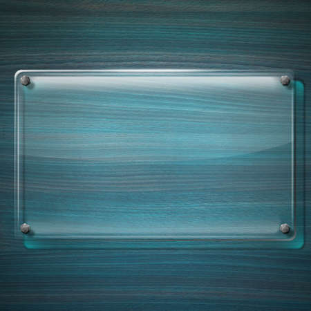 Glass or framework on wooden turquoise background

の写真素材