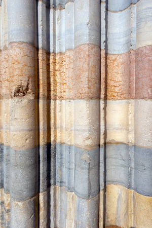 Detail of the decoration of the portal of the Cathedral of Verona - Italyの写真素材