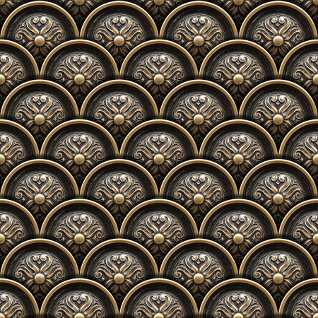 Texture of drawer of a beautiful carved floral workの写真素材