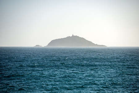 Tino and Tinetto Island in the Gulf of La Spezia near Porto Venere or Portovenere, Mediterranean...