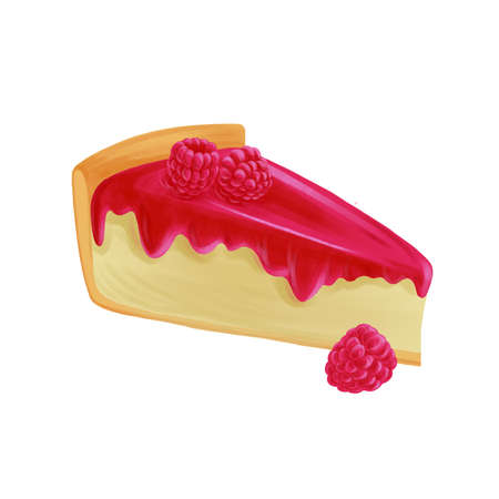 drawing piece of cheesecakeの写真素材