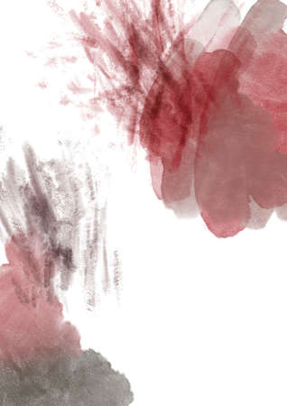 watercolor drawing anstract backgroundの写真素材