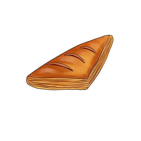 drawing sketch of turnoverの写真素材