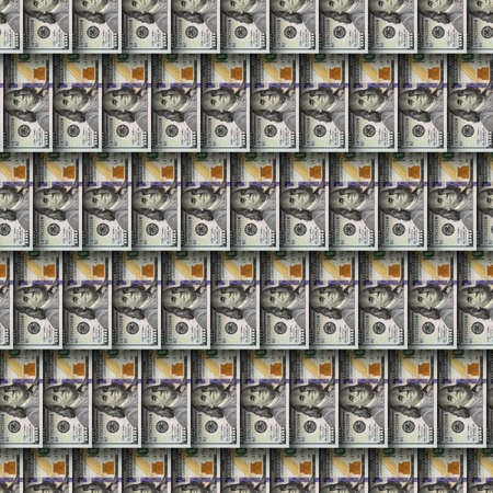 Dollars seamless background. High resolution seamless texture