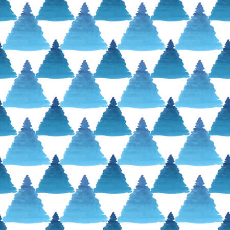Seamless pattern with hand-drawn triangles by markers on white  background.Modern stylish texture....