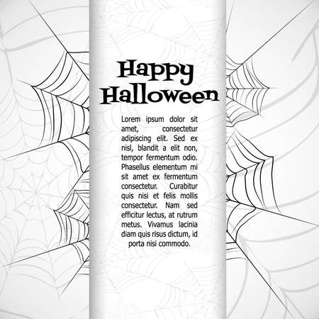 A Vector spider web.のイラスト素材