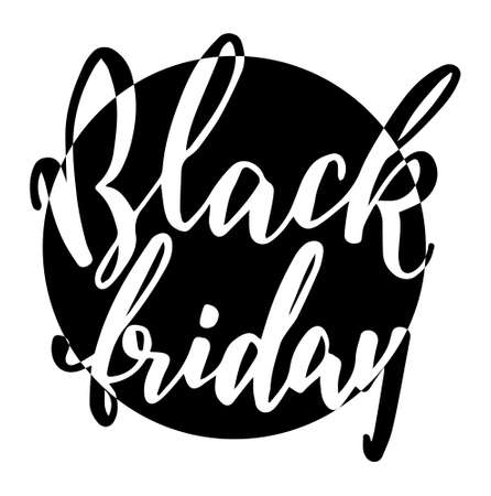 Hand drawn lettering for Black Friday.のイラスト素材