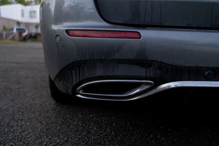 London, UK, May 18, 2021: Mercedes-Benz E 300 DE Plug-In Hybrid Break EQ Powerのeditorial素材
