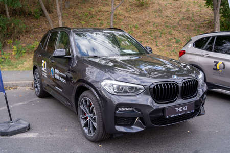 Galati, Romania - September 15, 2021: New BMW X3 2021のeditorial素材