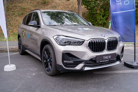 Galati, Romania - September 15, 2021: New BMW X1 2021のeditorial素材