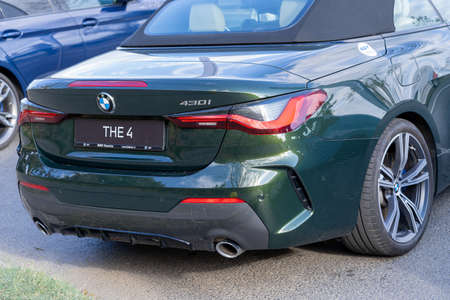 Galati, Romania - September 15, 2021: 2021 BMW 4 Series Coupe 430iのeditorial素材