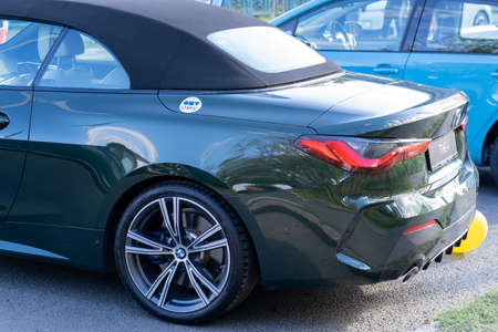 Galati, Romania - September 15, 2021: 2021 BMW 4 Series Coupe 430iのeditorial素材