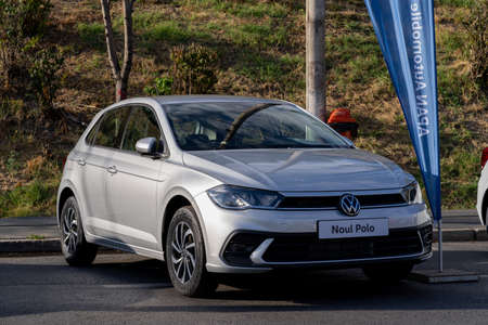 Galati, Romania - September 15, 2021: 2021 New Volkswagen Poloのeditorial素材