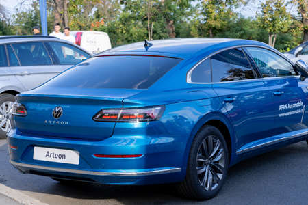 Galati, Romania - September 15, 2021: 2021 Volkswagen Arteon R Sport Driveのeditorial素材