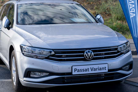 Galati, Romania - September 15, 2021: 2021 Volkswagen Passat B8 Variantのeditorial素材