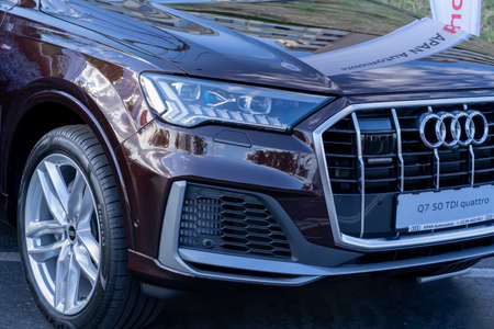 Galati, Romania - September 15, 2021: 2021 Audi Q7のeditorial素材