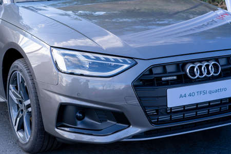 Galati, Romania - September 15, 2021: 2021 Audi A4 TFSI Quattroのeditorial素材