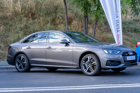 Galati, Romania - September 15, 2021: 2021 Audi A4 TFSI Quattroのeditorial素材