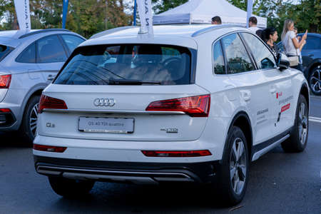 Galati, Romania - September 15, 2021: 2021 Audi Q5 Sportback SUVのeditorial素材