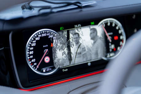 Galati, Romania - September 15, 2021: Mercedes S500 Coupeのeditorial素材