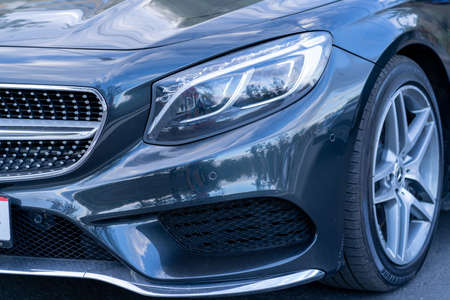 Galati, Romania - September 15, 2021: Mercedes S500 Coupeのeditorial素材