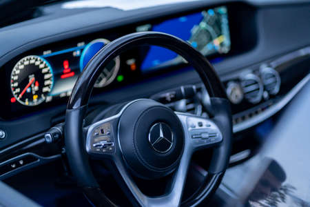 Galati, Romania - September 15, 2021: Mercedes S Classのeditorial素材