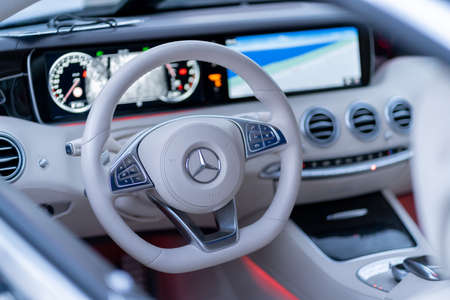 Galati, Romania - September 15, 2021: Mercedes S500 Coupeのeditorial素材