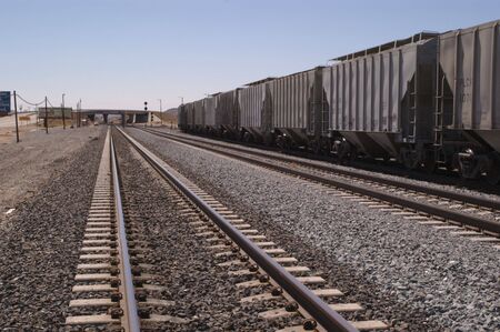 Rail road tracksの写真素材